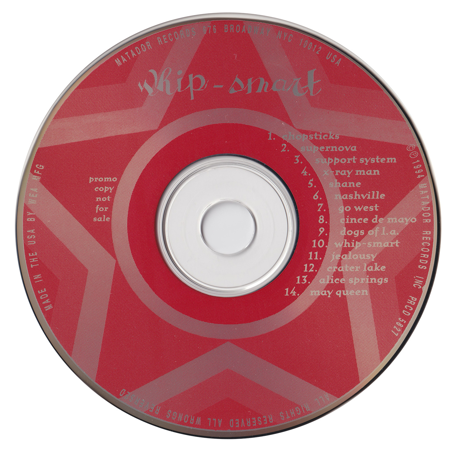 Whip-Smart Limited Edition LP